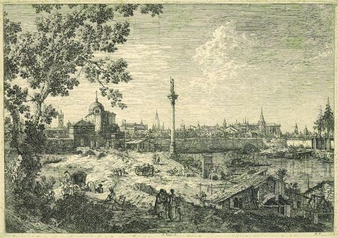 Antonio Canaletto (d.i. Antonio Canal) - Imaginärer Blick auf Padua