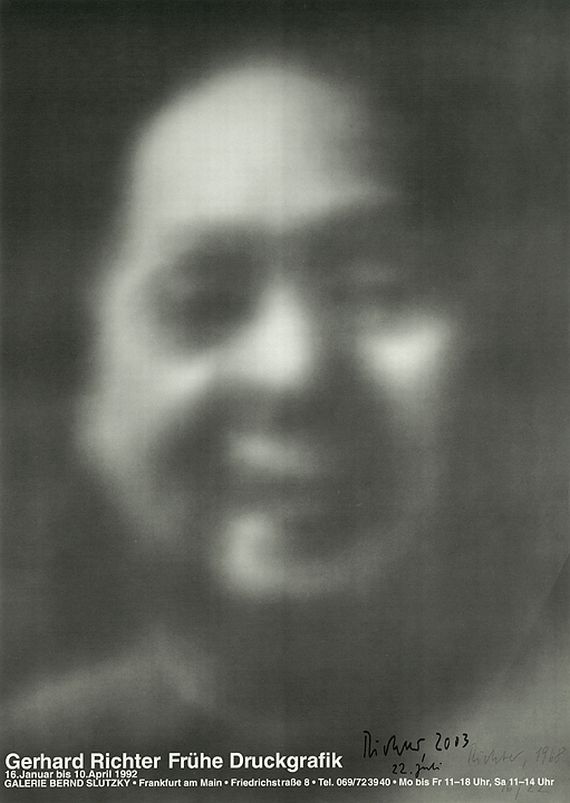 Gerhard Richter - Ausstellungsplakat: Mao