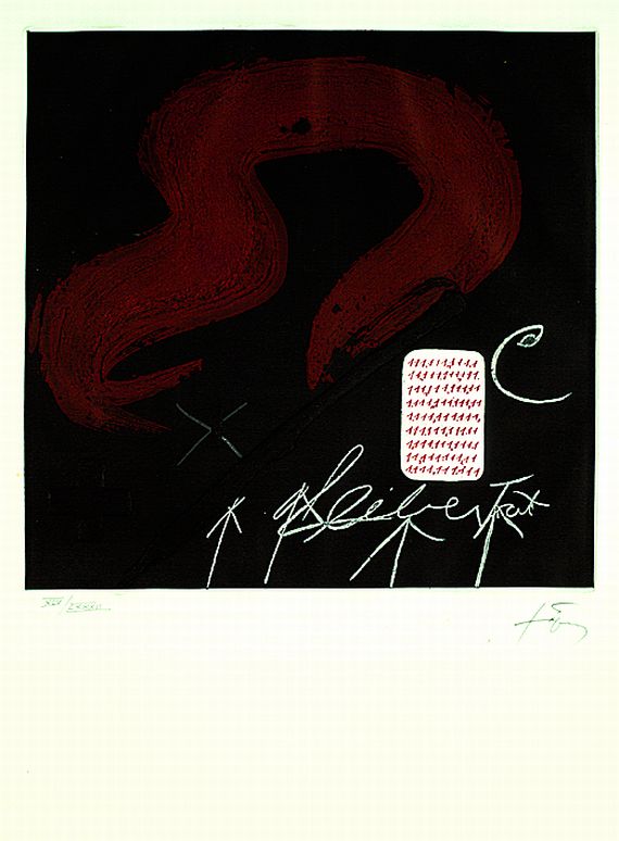 Antoni Tàpies - Cinta roja