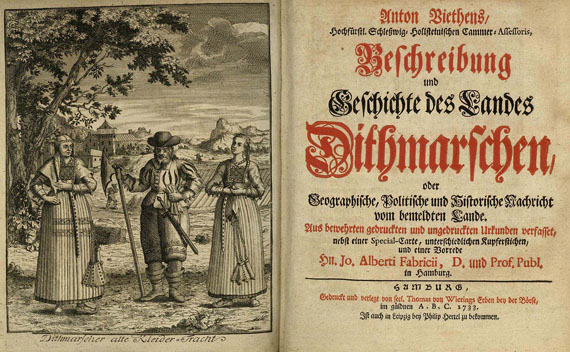 Anton Vieth - Beschreibung und Geschichte Dithmarschen. 1733