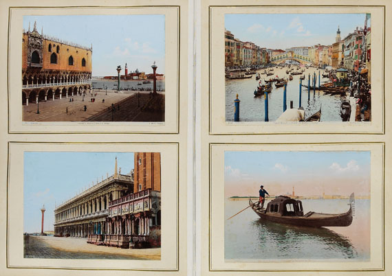 Italien - Photoalbum Italien (162 Photos). Um 1900