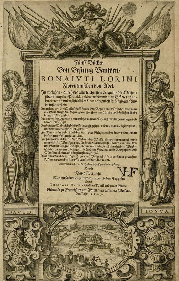 Buonaiuto Lorini - Fünff Bücher von Vestung Bauwen. 1607