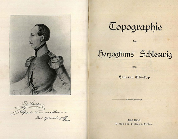 Henning Oldekop - Topographie. 2 Bde. 1908. + Topographie. 1906.