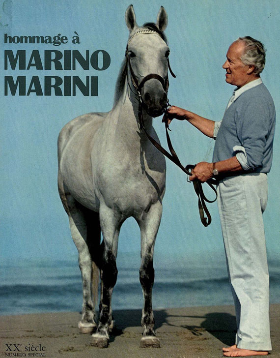 Marini, M. - XXe siècle, Marino Marini. 1974