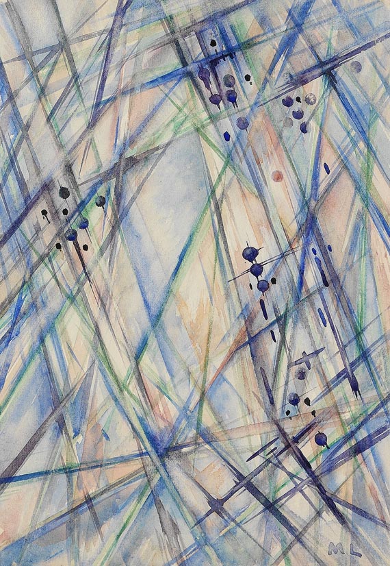 Michail Larionov - Abstrakte rayonistische Komposition