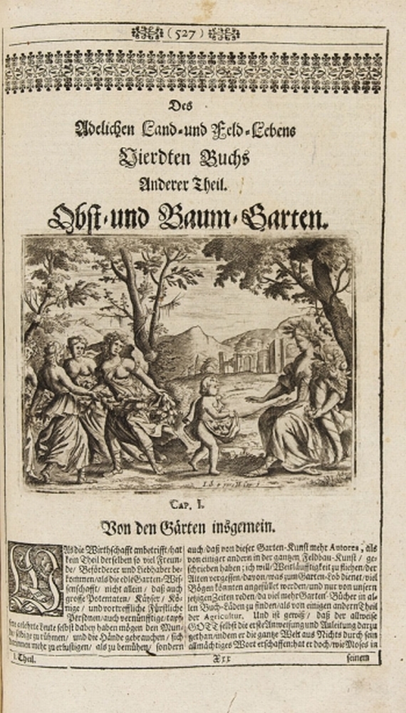 W. H. von Hohberg - Georgica curiosa aucta. 3 Bde. 1715