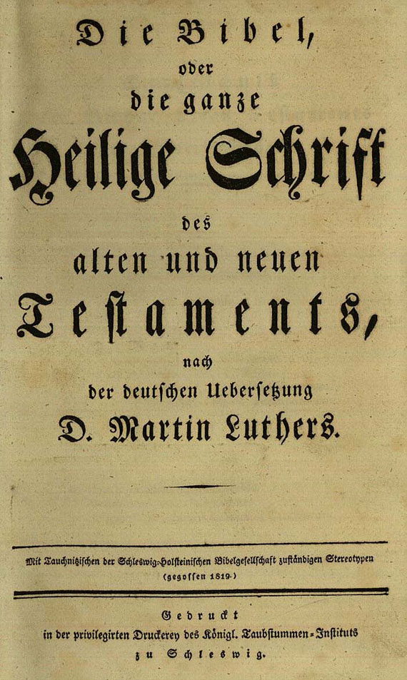 Biblia germanica - Biblia, 1819.