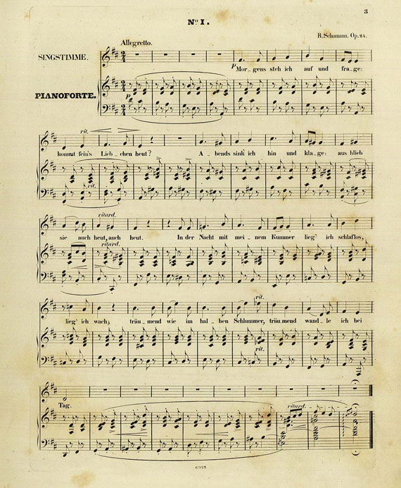 Robert Schumann - Lieder. 1840