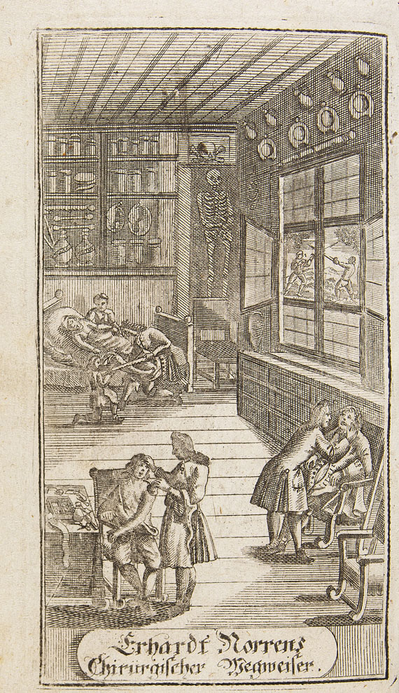Erhardt Norre - Chirurgischer Weg-Weiser. 1750.