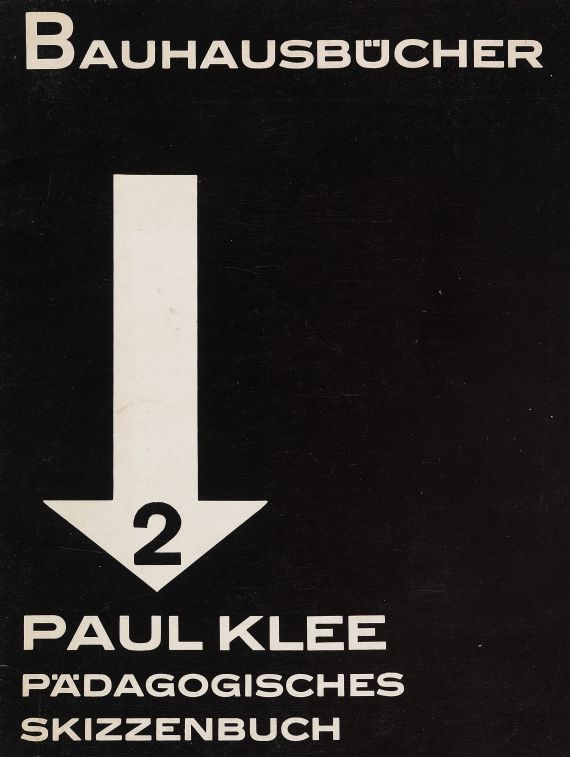 Bauhaus - Bauhausbücher Nr 2, Klee, P., Pädagogisches Skizzenbuch, 1925.