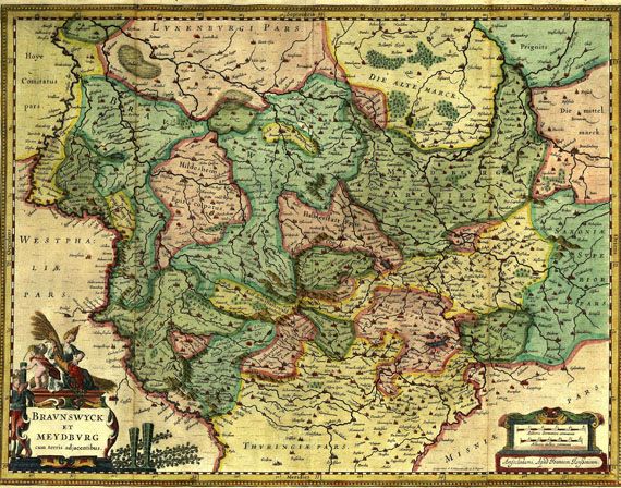  Norddeutschland - Braunschweig, dabei Brandenburg 1660
