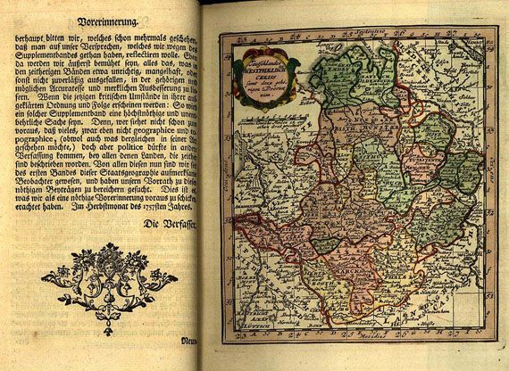 Carl Glob Dietmann - Neue europäische Staats- u. Reise-Geographie. Bd. VIII. 1757.