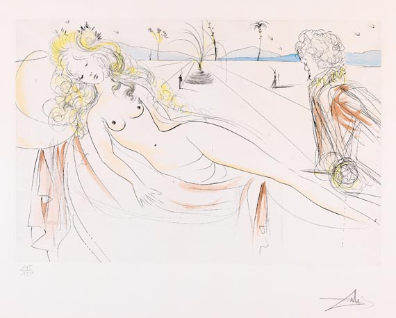 Salvador Dalí - Vénus au joueur d