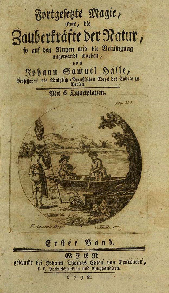 Johann Samuel Halle - Fortgesetzte Magie. 10 Bde. (1792-1800)