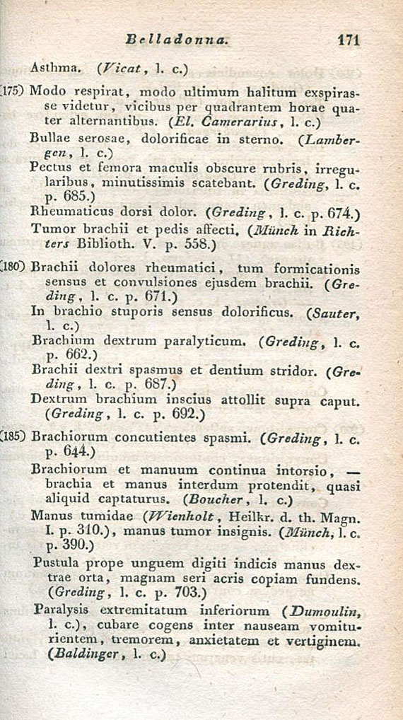 Samuel Hahnemann - Materia medica pura. 2 in 1 Bd. 1826-1828.