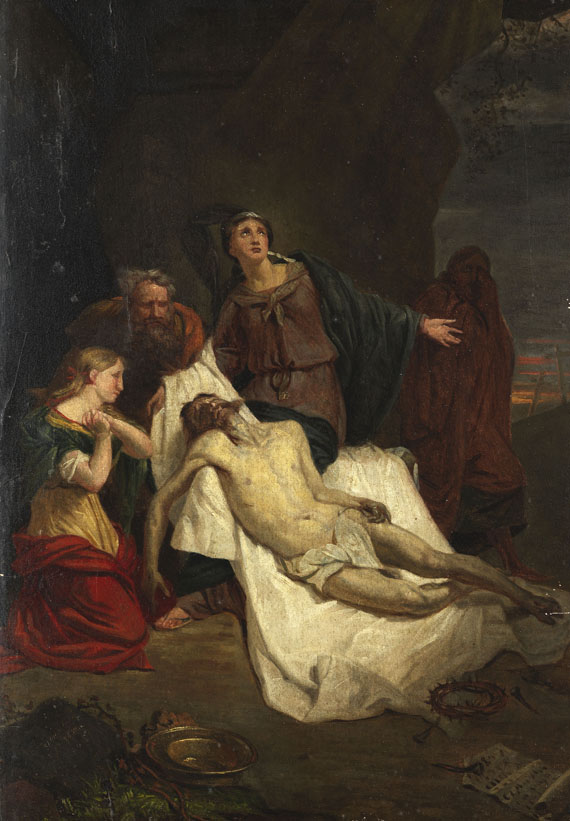 Pieter van Hanselaere - Beweinung Christi (Studie)