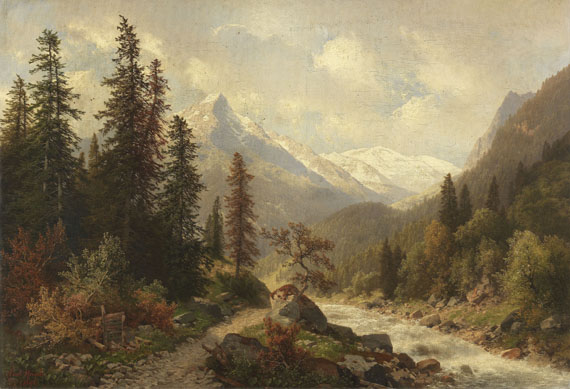 Carl Hasch - Motiv bei Sölden im Ötztal in Tirol