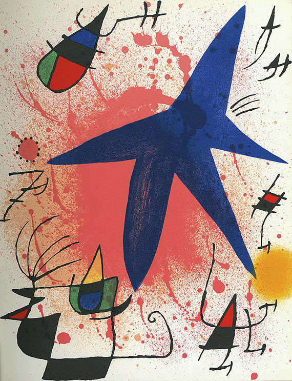 Joan Miró - Lithograph I-VI, 6 Bde. 1972-92.