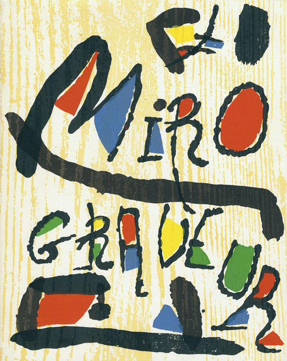 Joan Miró - Miró graveur. 3 Bde. 1984-91. Dabei: Miró a l