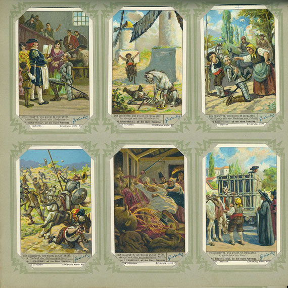 Liebig-Bilder - Sammelalben, Liebig-Bilder-Album. 4 Bde. Um 1900-1935.