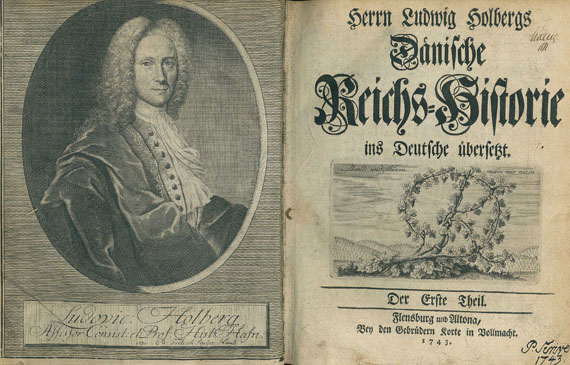Ludvig Holberg - Dänische Reichs-Historie. 3 Bde. 1743-1744