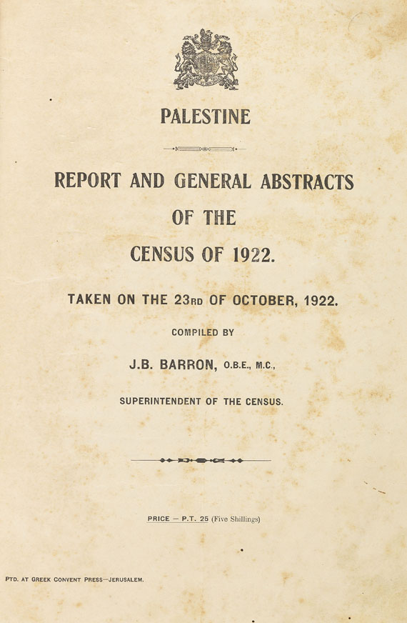 John Bernard Barron - Palestine Report
