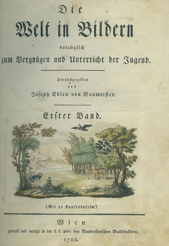 Joseph von Baumeister - Die Welt in Bildern. Bd. 1