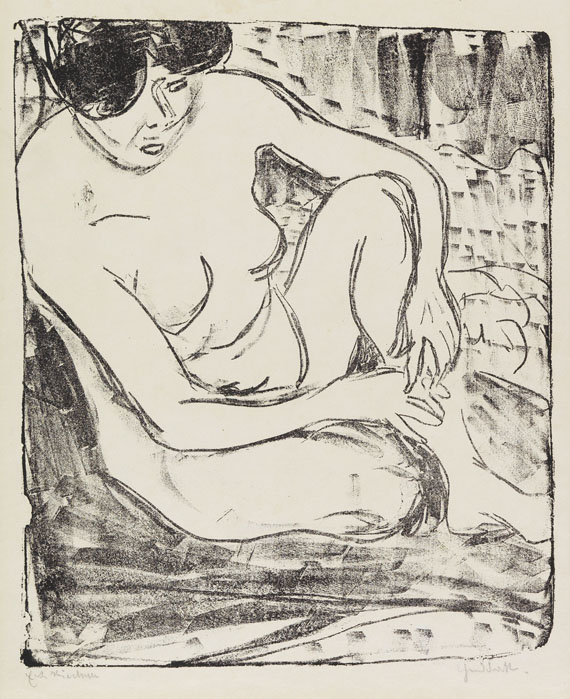 Ernst Ludwig Kirchner - Aktstudie
