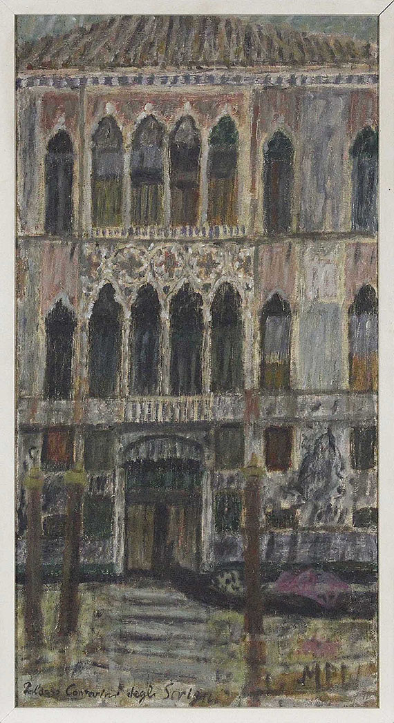 Max Peiffer Watenphul - Venedig, Palazzo Contarini degli Scrigni - Rahmenbild