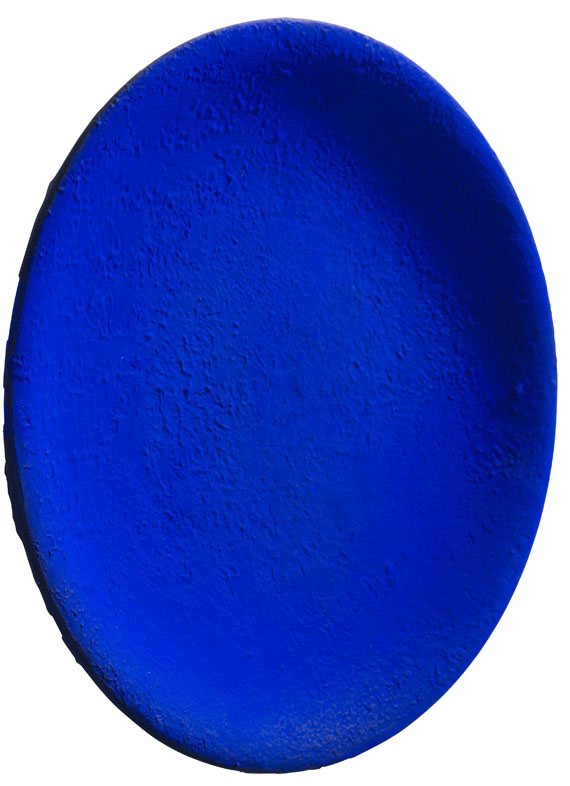 Yves Klein - Untitled Blue Plate (IKB 161)