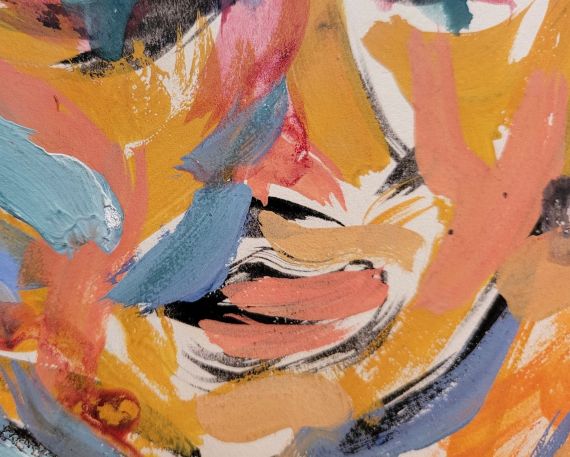 Ernst Ludwig Kirchner - Sitzende mit großem Hut, Emy Frisch / Szene im Atelier (Fränzi (Marzella) und Artistin) - Weitere Abbildung