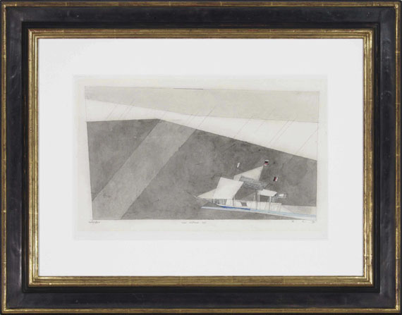 Lyonel Feininger - Under Shortened Sail - Rahmenbild