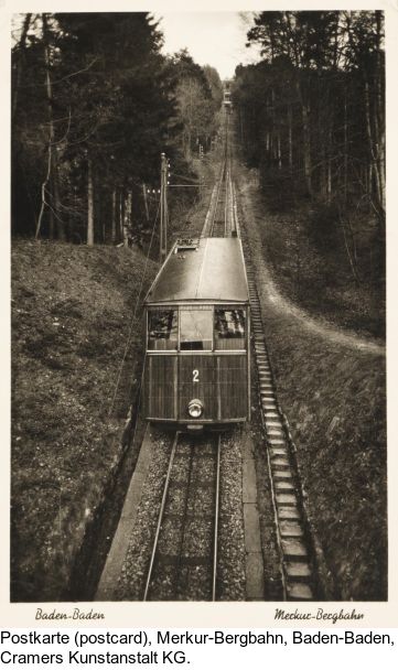 Max Beckmann - Drahtseilbahn in Baden-Baden (Bergbahn in Colorado)