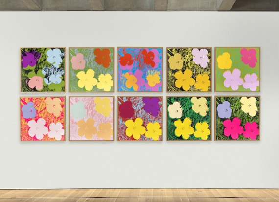 Andy Warhol<br />Flowers (10 Blatt), 1970