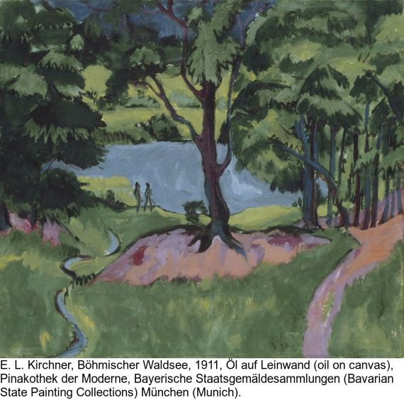 Ernst Ludwig Kirchner - Unter Bäumen am See - Weitere Abbildung